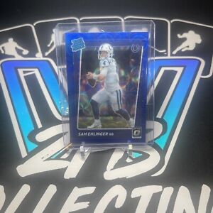SAM EHLINGER #246 2021 OPTIC COLTS BLUE SCOPE RATED ROOKIE