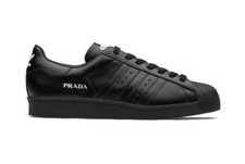 adidas Prada x Superstar Core Black for Sale - Authenticity Guaranteed -  eBay