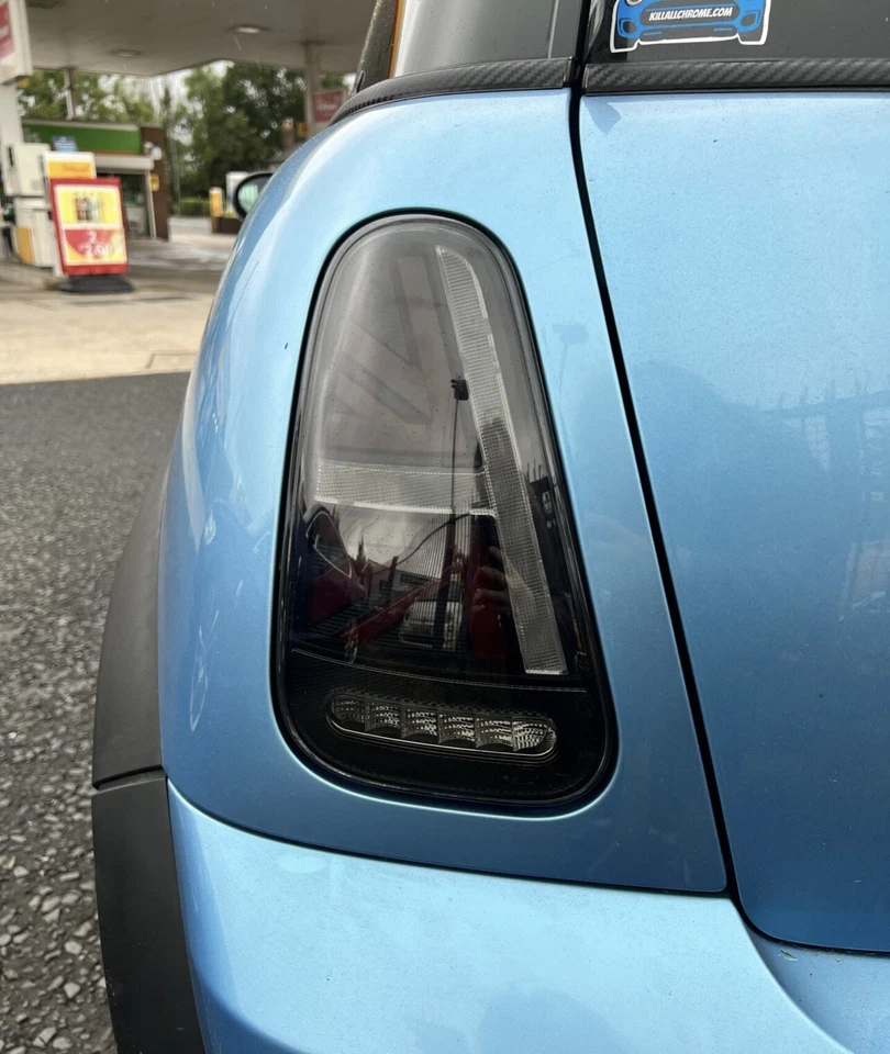 For MINI R53 Smoke Red LED Union Jack Rear tail Lights R50, R52 One Cooper S JCW - Image 4 of 4