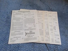 1976 PLYMOUTH 6 V8 PONTIAC 4 V6 V8 FACTORY TUNE UP SPECIFICS SPEC MANUAL SHEETS