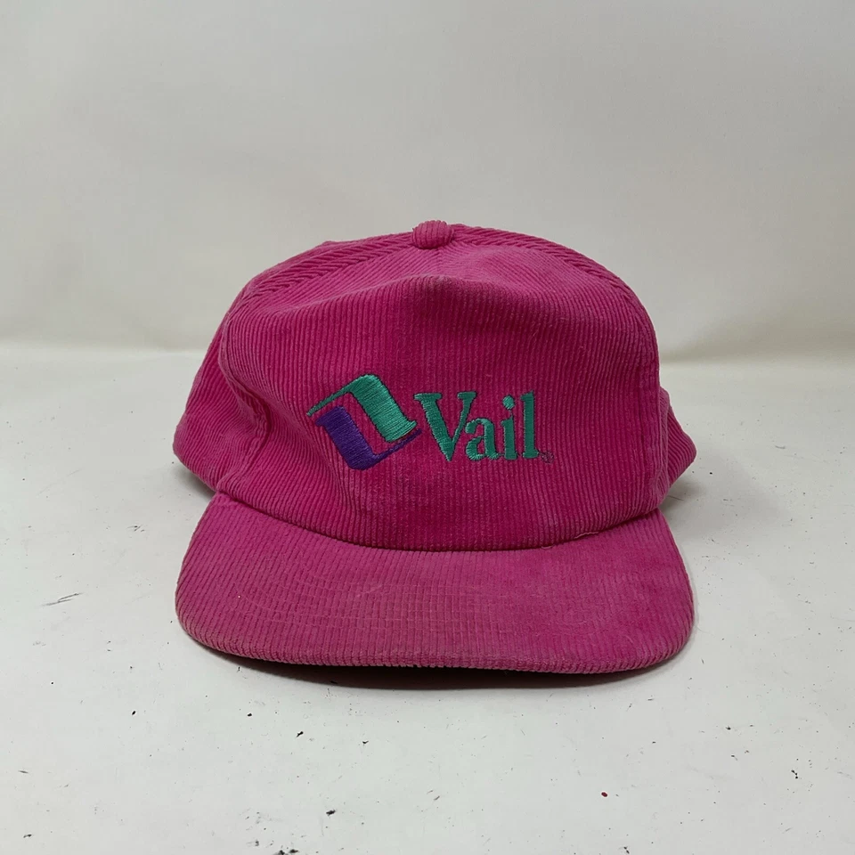 De colección Vail Colorado Yupoong Esquí Rosa Caliente Pana SnapBack Gorra de Béisbol Sombrero Foto 2 de 4