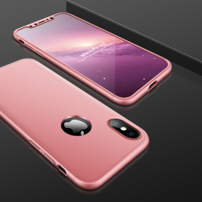 Hülle für iPhone X XS Max XR 8 7 6 Plus 5 360° Grad Full Cover Schutz Glas Folie