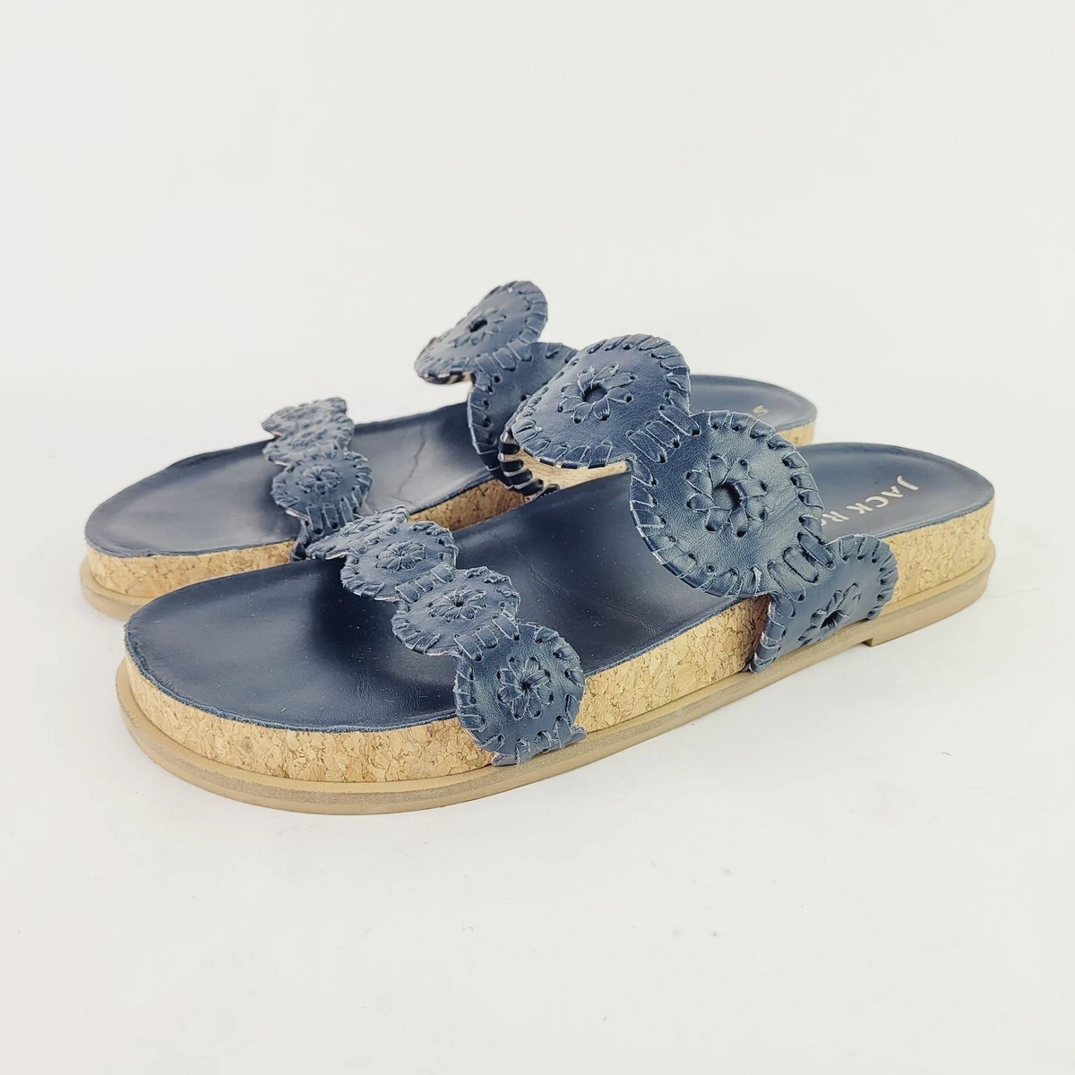 Midnight blue shop sandals