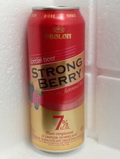 OBOLON STRONG BERRY Empty Beer Сan 500ml Ukraine 2022 Top Open Collectible