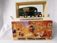 Streichholzschachtel - 'Große Biere der Welt' YGB18 - 1931 Morris Van 'Cascade'