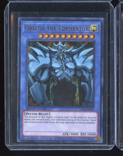Obelisk The Tormentor LC01-EN001 LE Ultra Rare Legendary