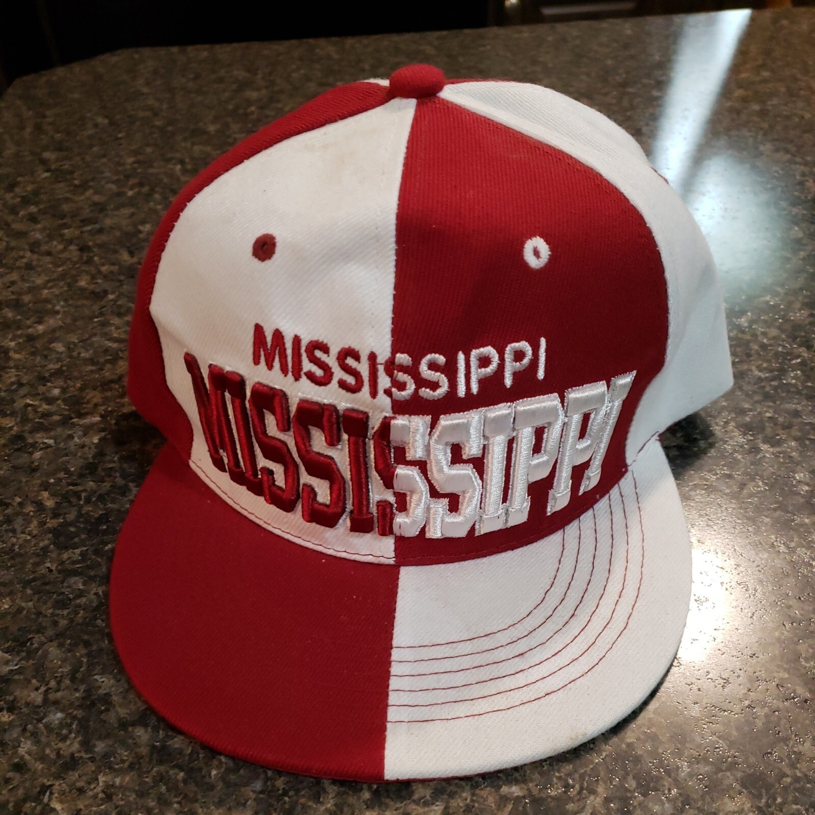 Icon Cap Mississippi on front Missouri on back