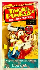 Disney Timon and Pumbaa's Wild Adventures: True Guts (VHS, 1996) New Sealed RARE