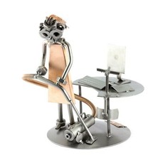 Schraubenmännchen PUTZFRAU MIT STAUBSAUGER