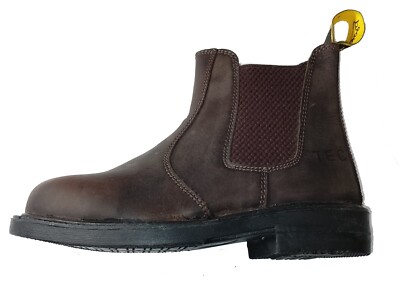 Steel Cap Riding Boot RHINEGOLD TEC STEEL TOE CAP CAPPED HORSE RIDING PADDOCK YARD JODHPUR ...