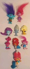 Hasbro Dreamworks Trolls Figures 1"  2.5" Lot of 9