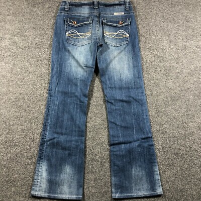 Cowgirl Tuff INDIGO Jeans Womens 28x31 Western Bootcut