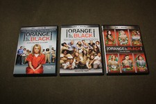 Lot of 3 Orange is the New Black DVD sets - Complete Season 1,2,3