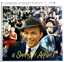 FRANK SINATRA  – A Swingin Affair Part 1 -  Vinyl 45rpm 1957 Capitol  EAP 1-803