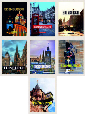 Top-Schilder, versch. Größen, Edinburgh, GLASGOW, Schottland, Neu, OVP , (13)