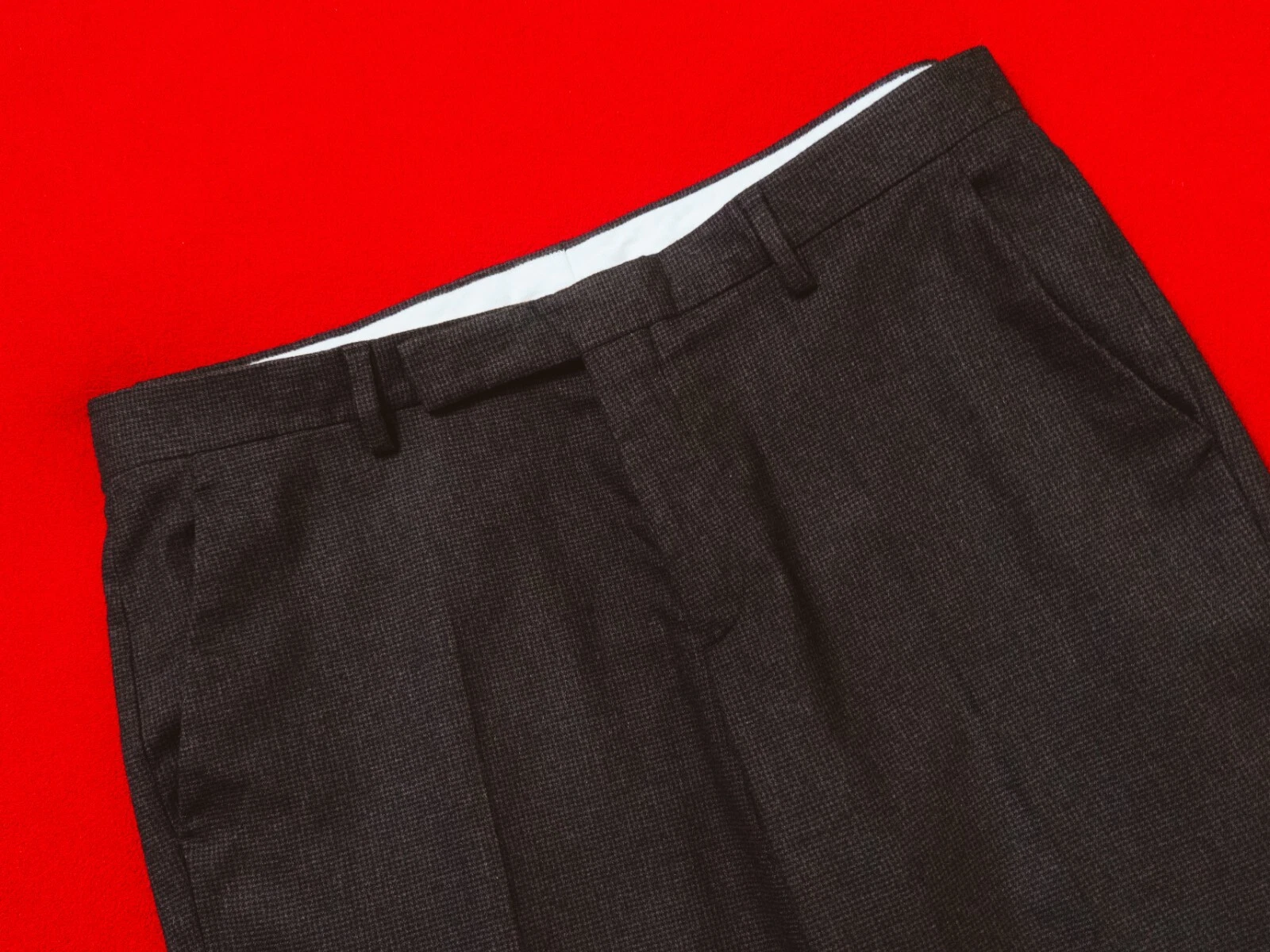 MAISON MARGIELA abito uomo marrone misto lana a quadri taglia 52 XL 34 flanella