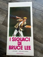 The Followers Of Bruce Lee Vintage Movie Poster Italian Italy Chen Tong Ming
