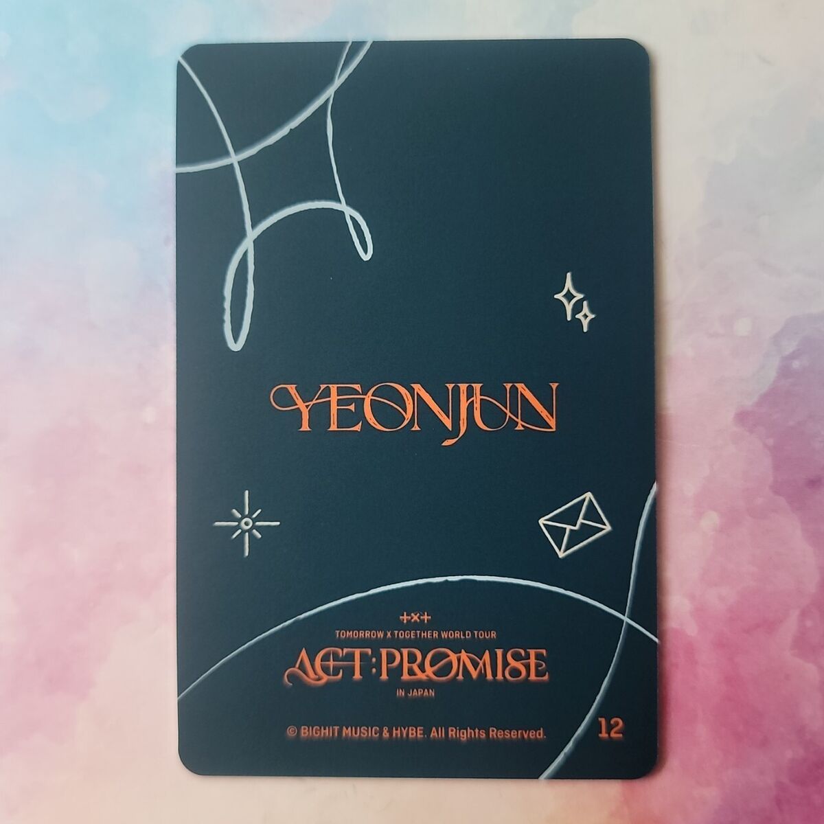 TOMORROW X TOGETHER ACT : PROMISE IN JAPAN MINI PHOTO CARD TOMORROW X TOGETHER ACT : PROMISE IN JAPAN MINI PHOTO CARD