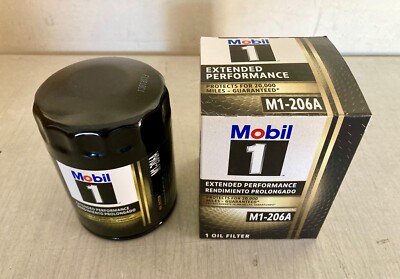Mobil 1 M1-206A Synthetic Oil Filter fits XG3675 XG9837 PBL25288 51522XP M1-206