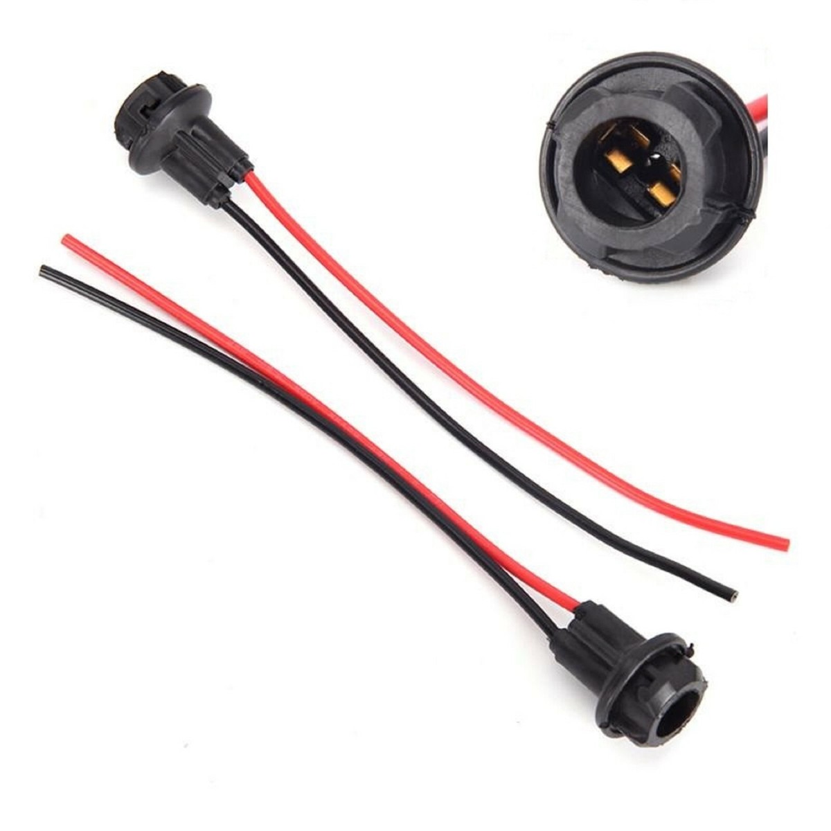 1pair Universal Car T10 168 194 2825 W5w Male Adapters Wiring Harness For Car Li - Foto 8