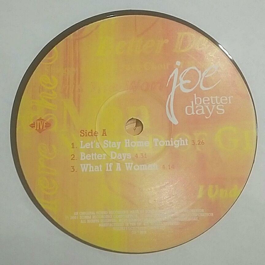 EUオリジナル】Joe / Better Days 2LPレコード