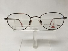 Perry Ellis PEA113 Eyeglasses New Old Stock Brown Spring Hinges Oval