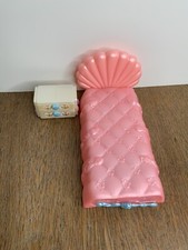 VINTAGE Rare Lady Lovely Locks Doll Sea Magic Lot Bedroom Dresser Bed Furniture