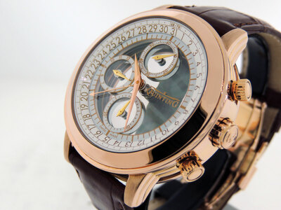 Quinting Mysterious Chronograph QRG43 18k Gold Electro-Mech LTD 10pc $40000 LNIB