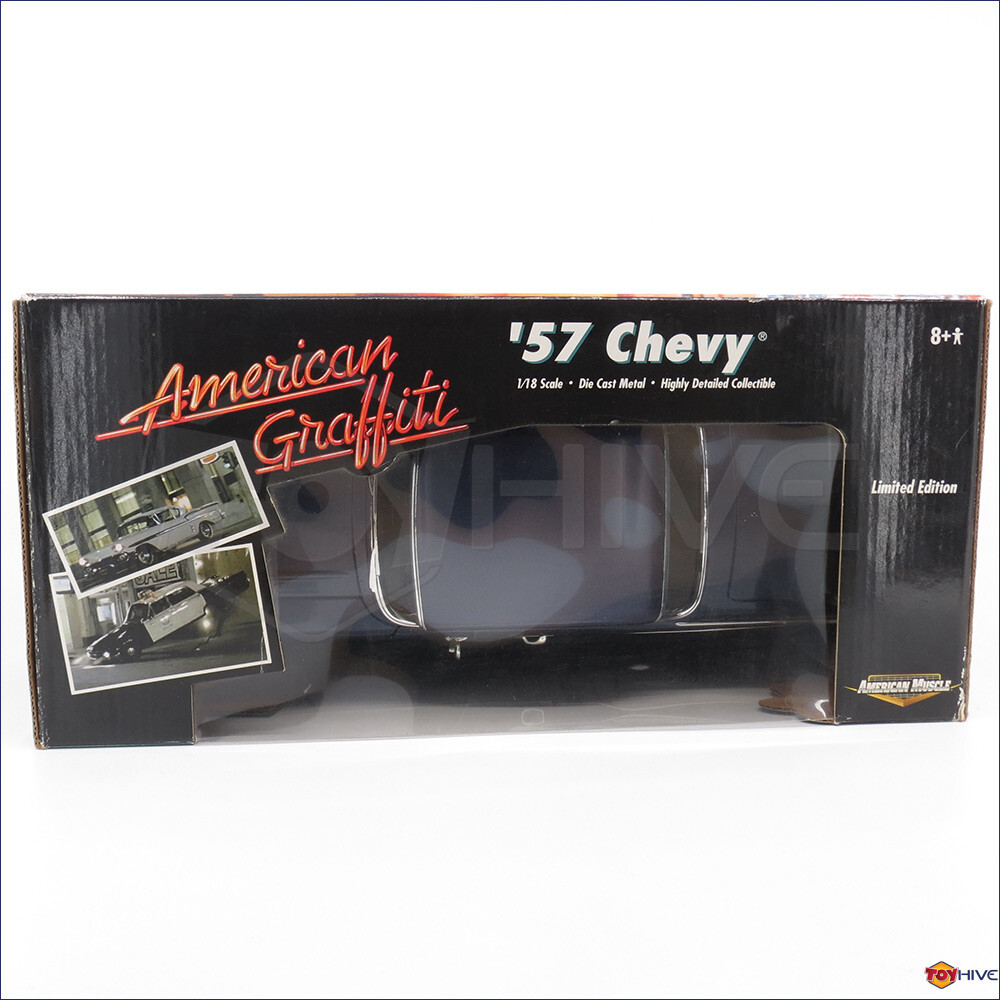 American Graffiti - 1957 57 Chevy blue 2-door Bel Air 1:18