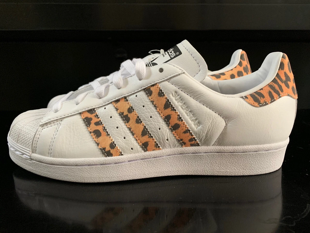 ADIDAS ORIGINALS SUPERSTAR CLASSICS ANIMAL PRINT LIFESTYLE MEN 7.5