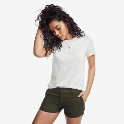 AMERICAN GIANT Olive Green Roughneck Shorts Stretch Canvas Fatigue Sz 29