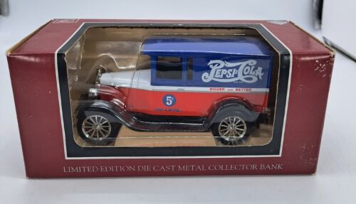 LIBERTY 1928 CHEVROLET NATIONAL AB DIE-CAST COLLECTOR BANK 1/25 SCALE BANK (NEW)