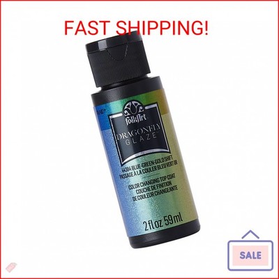 FolkArt Acrylic Multi-Surface Dragonfly Glaze Multi-Surface Paint (2 oz), 44384,