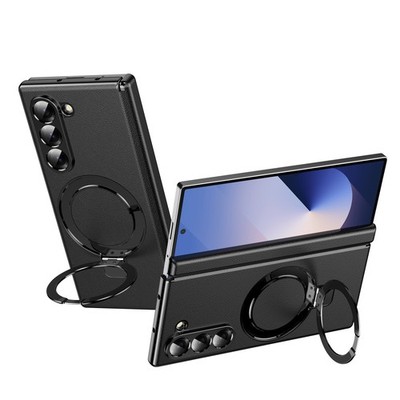 For Samsung Galaxy Z Fold 7/6/5/4 Metal Stand PC Case Screen Protector Non-slip