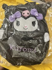 Hello Kitty Kuromi School Backpack, Black New 