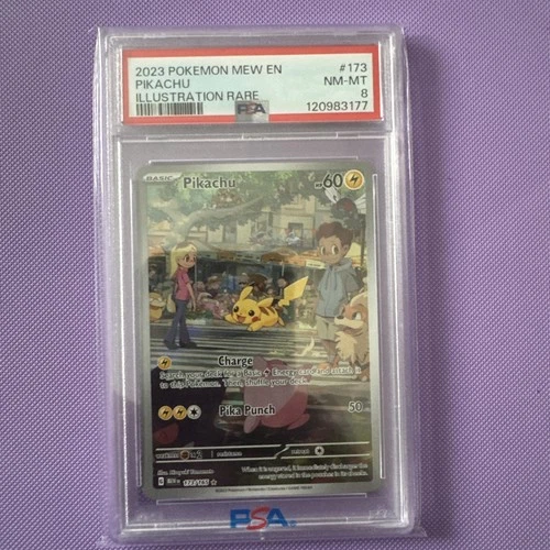 Pikachu 173/165 Sv: Scarlet & Violet 151 Holo Psa 8