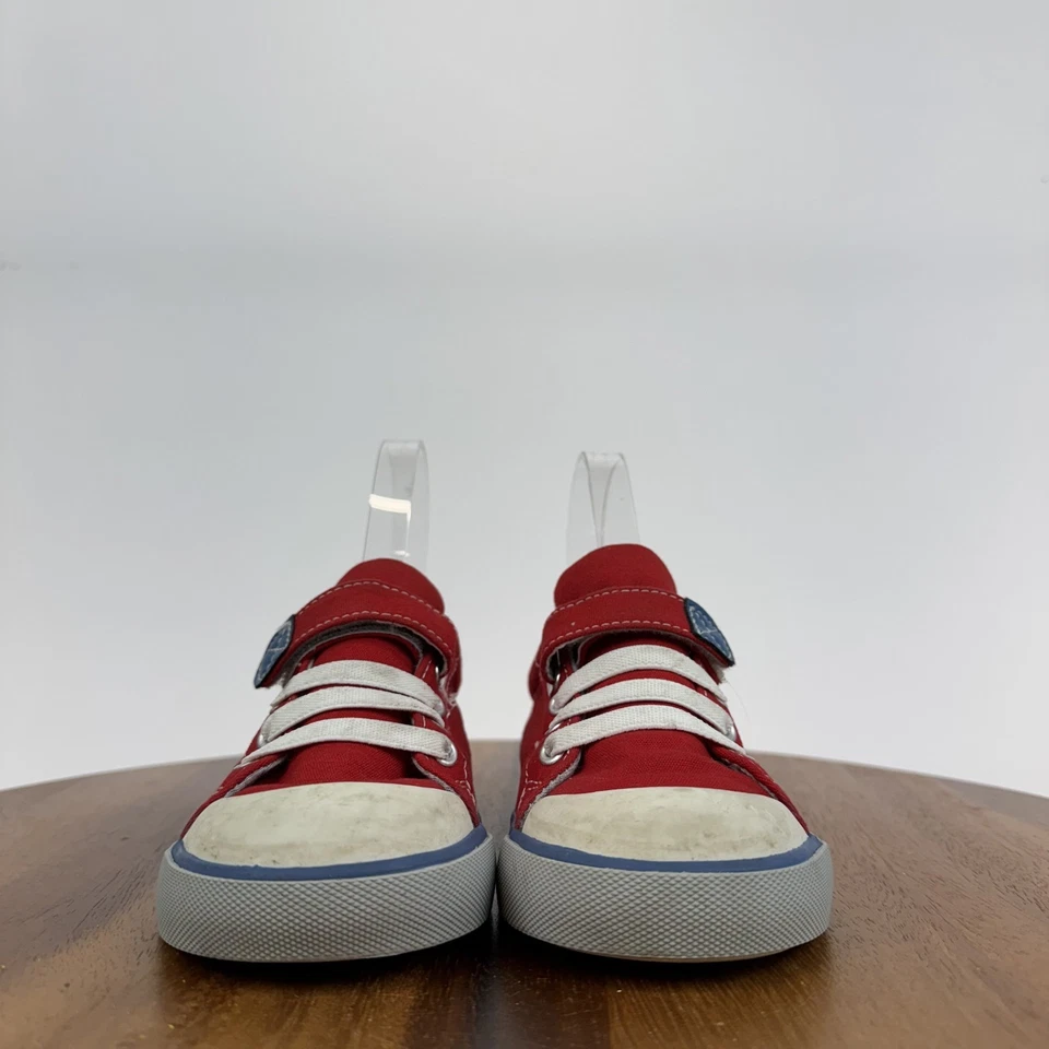 Niños Pequeños Niños See Kai Run Stevie II Rojo Lona Zapatillas bajas Zapatos Talla 13 C Foto 3 de 4