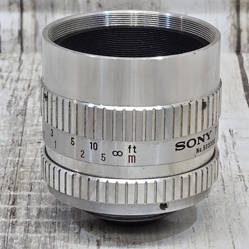 Sony TV Lens 25mm f/1.8 C Mount Lens, Made in Japan - Image 4 of 4