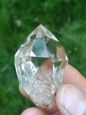  Genuine   Clear Herkimer   Ace Of Diamonds Mine  Middleville NY   