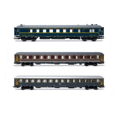 FS 3 RESTAURANT CARRIAGES, 1st CLASS, 2nd CLASS ALPEN-EXPRESS EP.IVb 1:87 Rivaross
