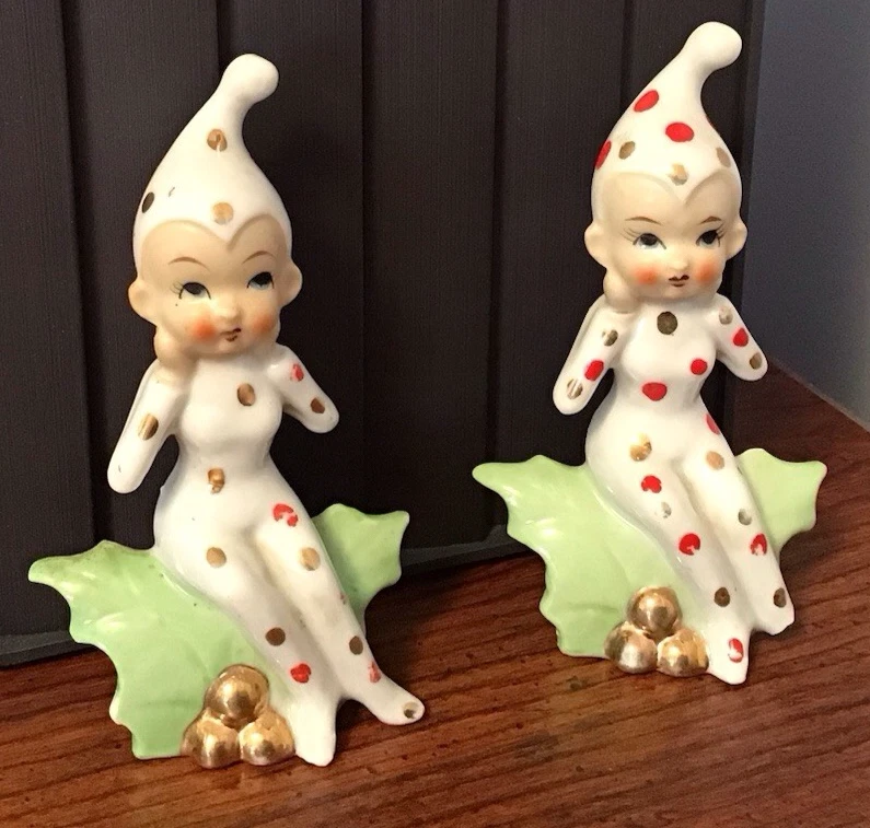ビンテージ50s 妖精　天使　エルフ　ピクシー　キューピー　ミッドセンチュリー Pixie Elf Japan In Elf, Gnome & Pixie Collectibles for sale | eBay