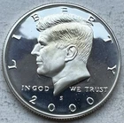 2000-S Kennedy Half Dollar Proof 90% Silver-INV#8723