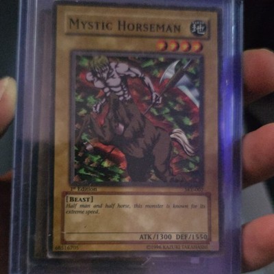 Mystic Horseman SKE-007 1st Edition Holo Monster 1300 ATK 1550 DEF