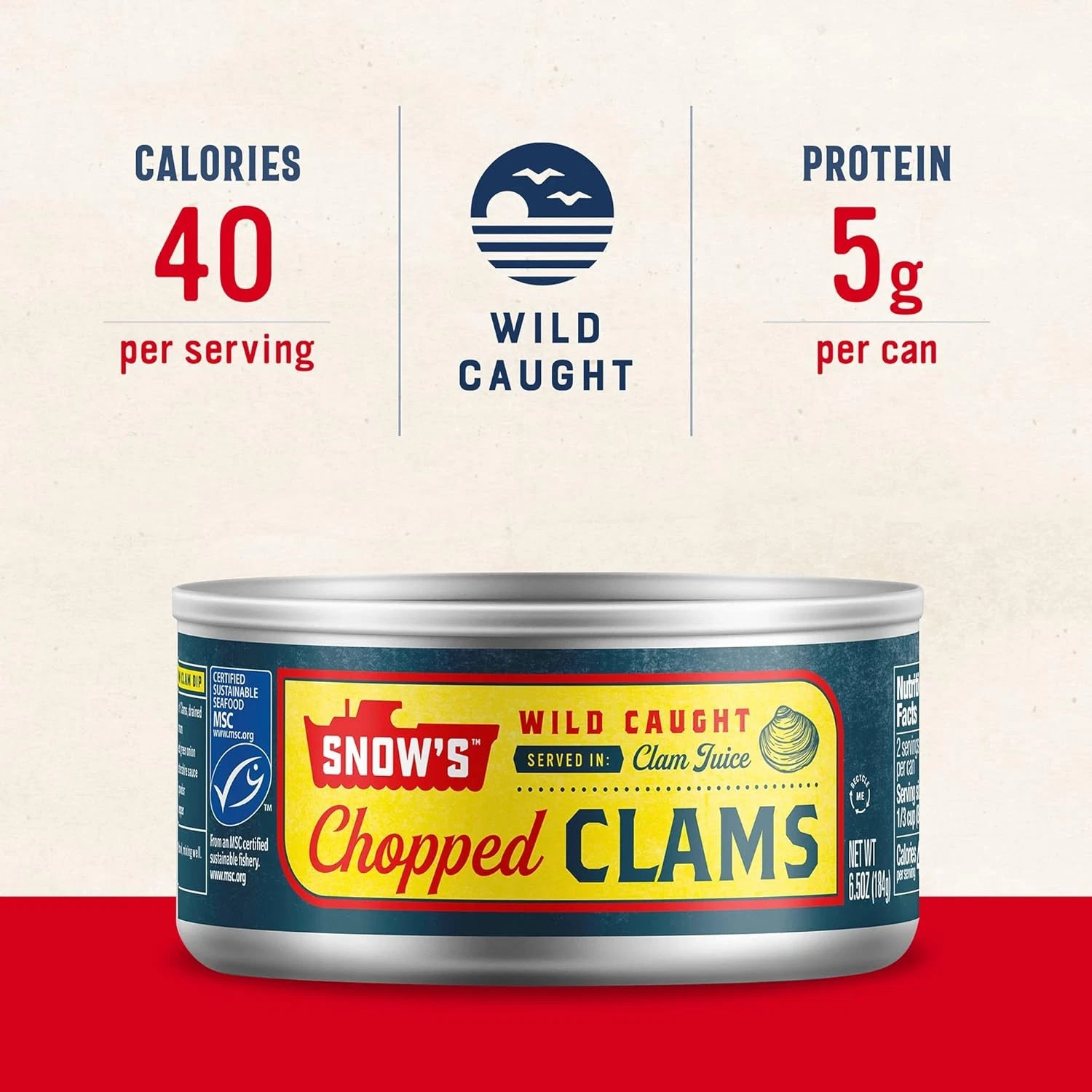 Snow'S Wild Caught Chopped Clams Canned 6.5 Oz Can Pack of 12 | eBay