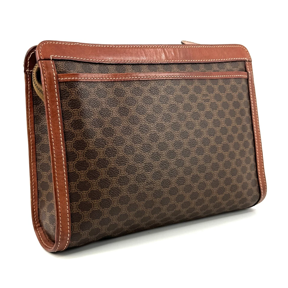 Подлинная сумка-клатч CELINE Macadam ПВХ кожа M08 - Изображение 3 из 4