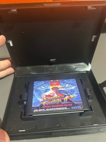 Street Fighter II SEGA Mega Drive Genesis 16 Bit Game Card with Box & Manual