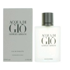 Giorgio Armani Acqua Di Gio 3.4oz Men's Eau de Toilette Spray New In Sealed Pack