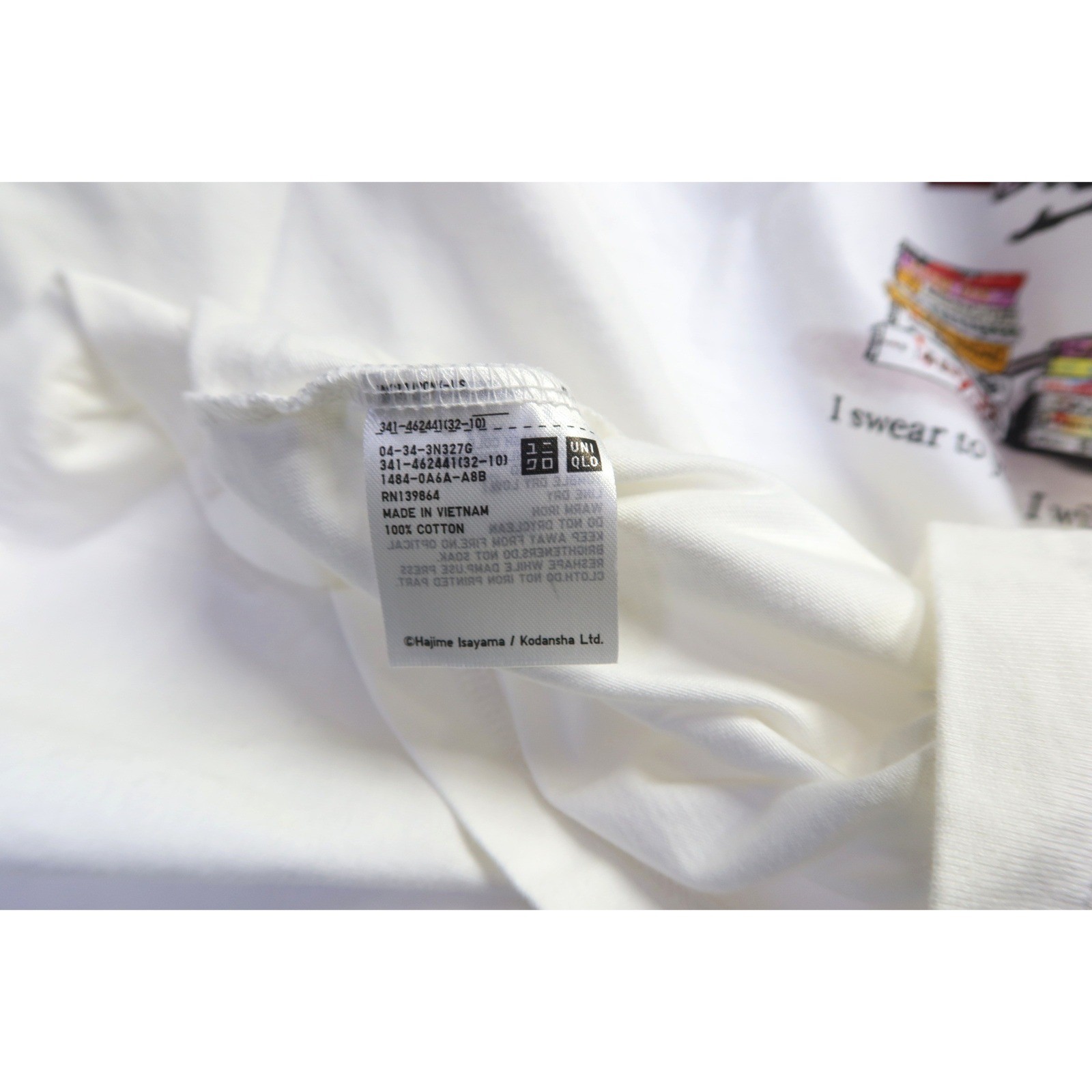 Attack on Titan Graphic Uniqlo UT T-Shirt Sz 3XL Captain Levi New NWT thumbnail 5