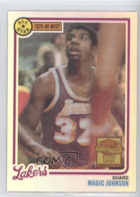2000 Topps Chrome Commemorative Series Reprints Refractor Magic Johnson HOF 0e5c