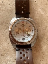 Montre Lorenz Chronographe panda 🐼 boîtier coussin 42 mm 5 ATM, modèle rare…